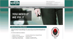 Desktop Screenshot of newtonautokeys.com